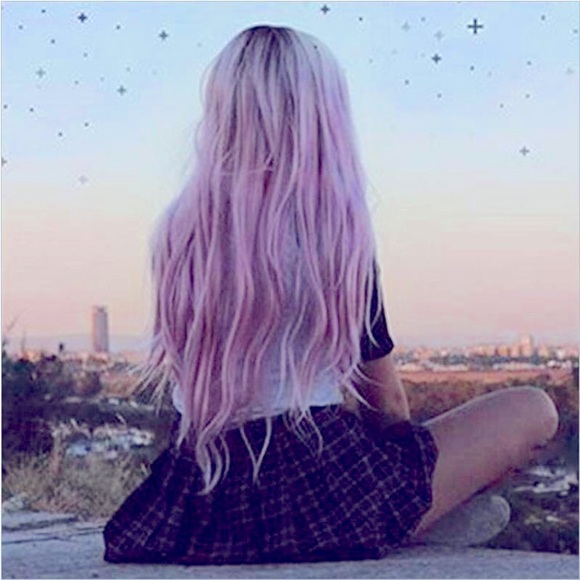 💗 20 inch long pastel pink ombré wig - Picture 3 of 8